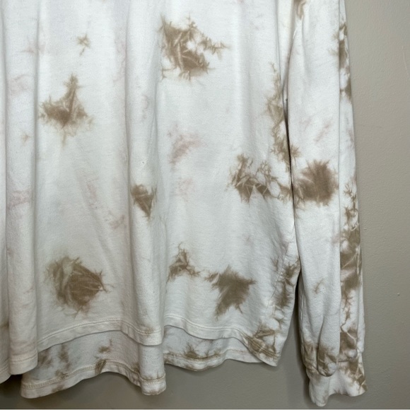 C&C California Green/White Tie Dye Light Weight Long Sleeve Sweater Size Medium - Picture 7 of 10